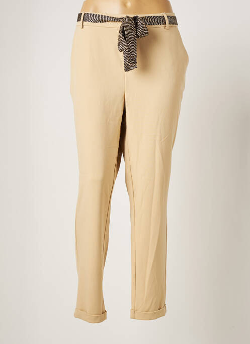 Pantalon chino bej VERO MODA femeie