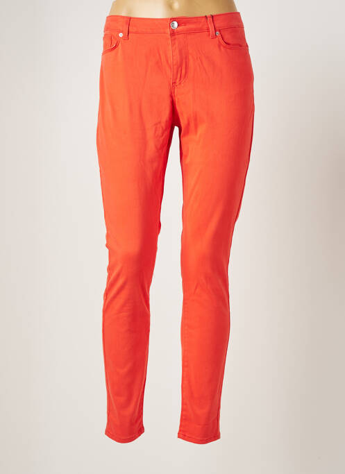 Pantalon slim portocaliu VERO MODA femeie