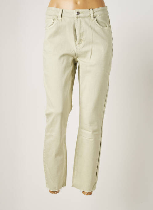 Blugi cu croială dreaptă verde VERO MODA femeie