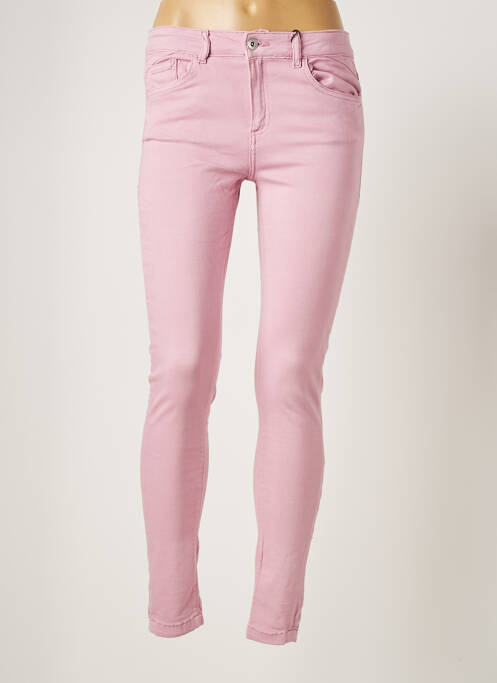 Pantalon slim roz B.YOUNG femeie