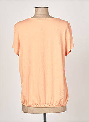 Tricou elasticitate mâneci scurte portocalie NINA KALIO femeie