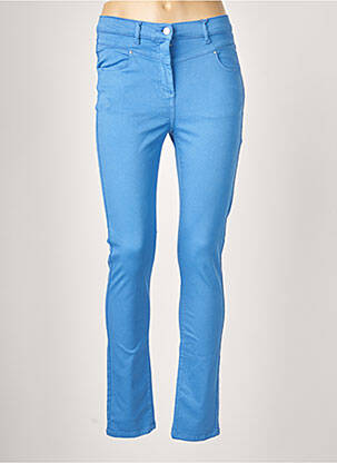 Pantalon slim albastru JULIE GUERLANDE femeie