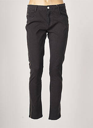 Pantalon slim elasticitate mărime normală negru C'EST BEAU LA VIE femeie