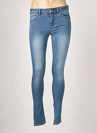 Pantalon slim talie joasă talie joasă albastru C'EST BEAU LA VIE femeie