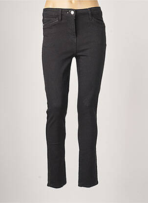 Pantalon slim elasticitate mărime normală negru JULIE GUERLANDE femeie