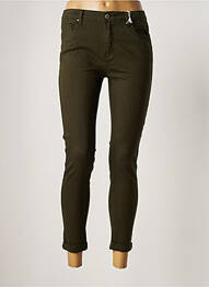 Pantalon 7/8 elasticitate mărime normală verde CHERRY PARIS femeie