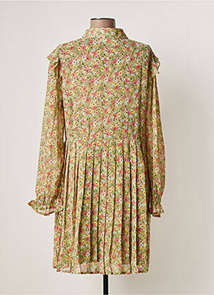 Rochie scurtă mâneci lungi mâneci lungi verde CHERRY PARIS femeie