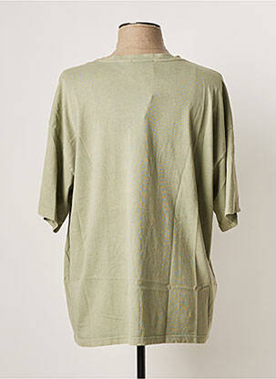 Tricou imprimeu fantezie mâneci scurte verde MY ESSENTIAL WARDROBE femeie
