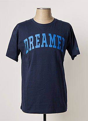 Tricou imprimeu fantezie mâneci scurte albastru MY ESSENTIAL WARDROBE femeie