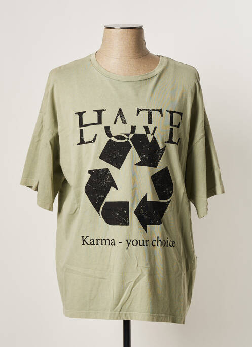 Tricou verde MY ESSENTIAL WARDROBE femeie