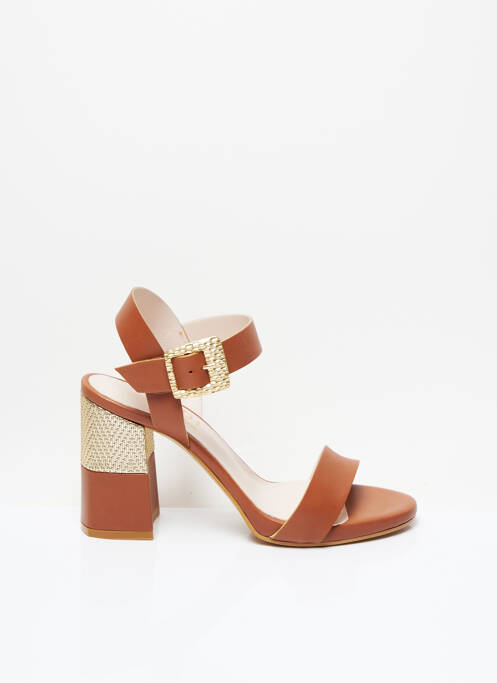 Sandale/Pantofi decupați maro LODI femeie