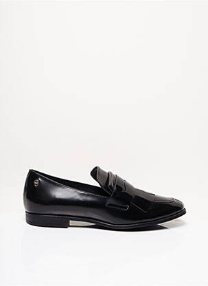 Mocasini material neted toc plat până la 3 cm negru GADEA femeie