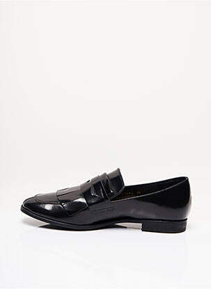 Mocasini material neted toc plat până la 3 cm negru GADEA femeie