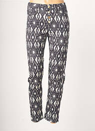 Pantalon drept elasticitate mărime normală negru LES TROPEZIENNES PAR M.BELARBI femme