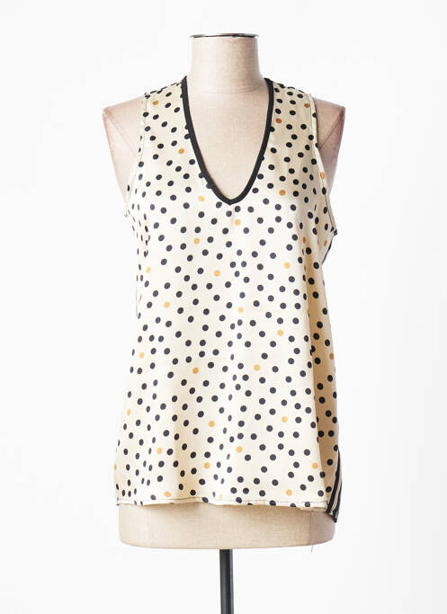 Top bej LA FEE MARABOUTEE femeie