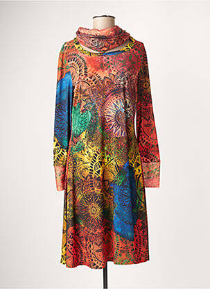 Rochie midi portocaliu EROKE femeie