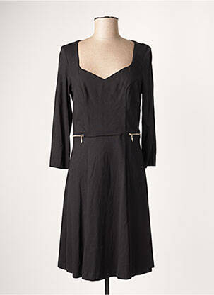 Rochie midi mâneci lungi mâneci lungi negru PAUL BRIAL femeie