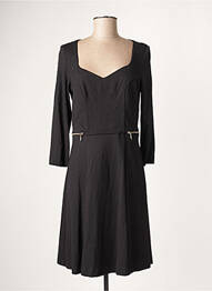 Rochie midi mâneci lungi mâneci lungi negru PAUL BRIAL femeie