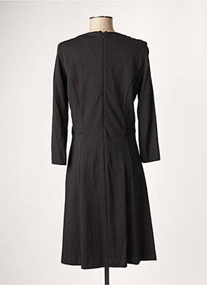 Rochie midi mâneci lungi mâneci lungi negru PAUL BRIAL femeie