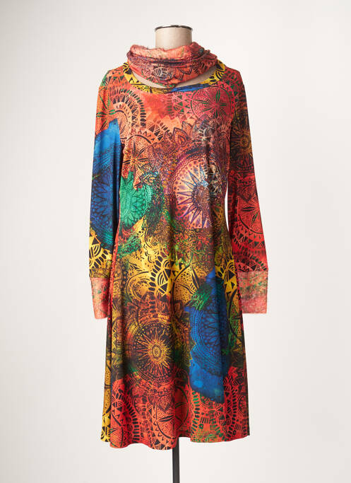 Rochie midi portocaliu EROKE femeie