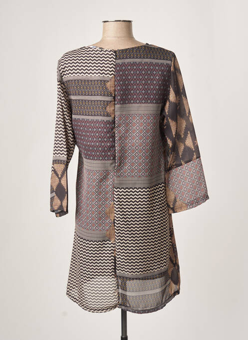 Rochie scurtă bej CRISTINA REJ femeie