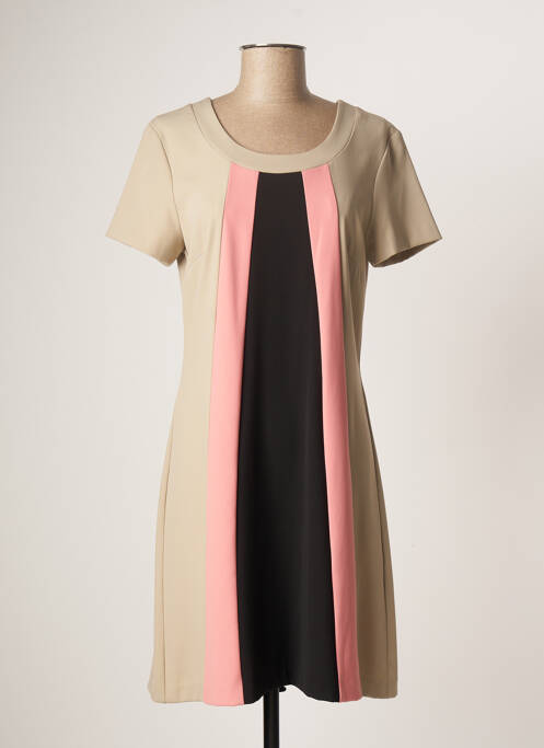 Rochie midi bej CRISTINA GAVIOLI femeie