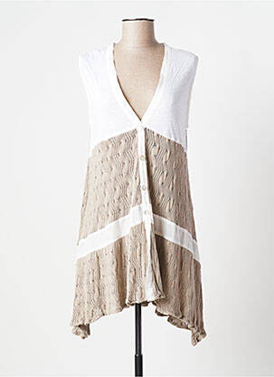 Vestă fără mâneci maro MARILU femeie