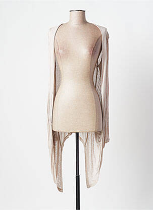 Vestă cu mâneci lungi bej CRISTINA GAVIOLI femeie