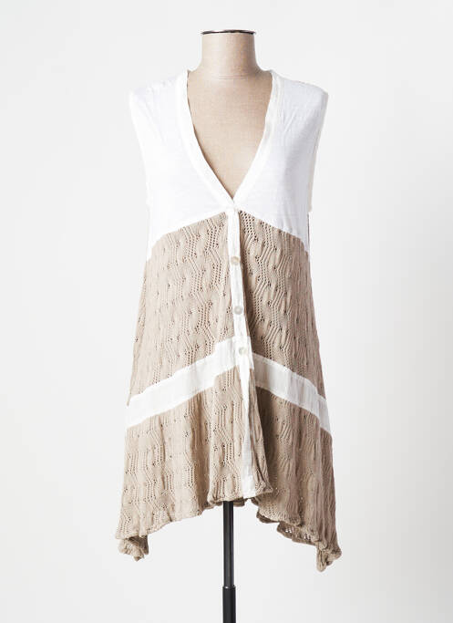 Vestă fără mâneci maro MARILU femeie