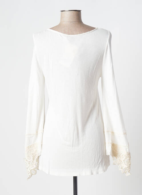 Tunică mâneci lungi bej MARILU femeie