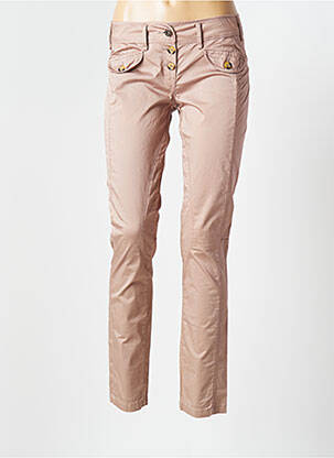 Pantalon slim talie joasă talie joasă roz CRISTINA GAVIOLI femeie