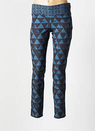 Pantalon slim elasticitate mărime normală albastru AKHESA femme