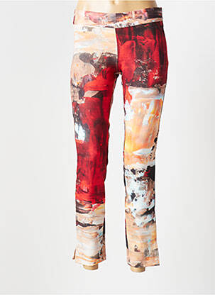 Pantalon slim portocaliu AKHESA femeie