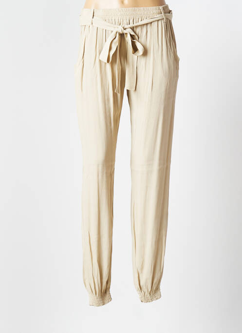 Pantalon drept bej CRISTINA GAVIOLI femeie
