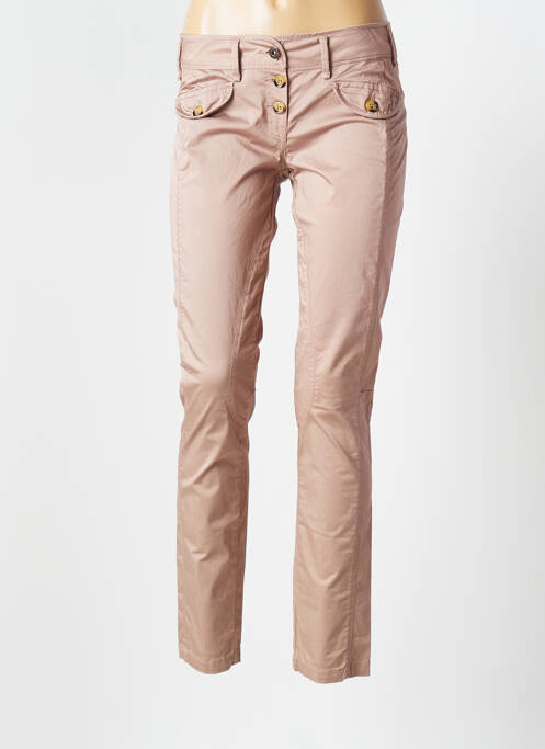 Pantalon slim roz CRISTINA GAVIOLI femeie