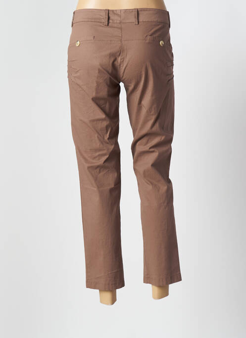 Pantalon 7/8 maro CRISTINA GAVIOLI femeie
