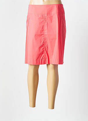 Fustă midi roz AVENTURES DES TOILES femeie