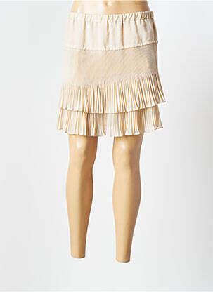 Fustă scurtă bej CRISTINA GAVIOLI femeie