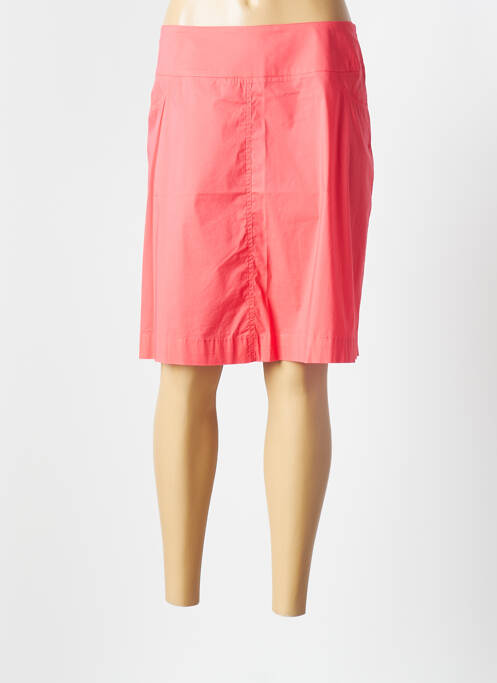 Fustă midi roz AVENTURES DES TOILES femeie