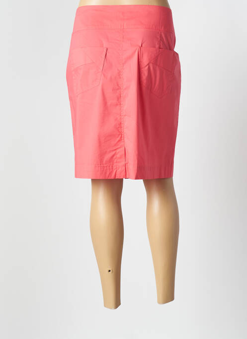 Fustă midi roz AVENTURES DES TOILES femeie