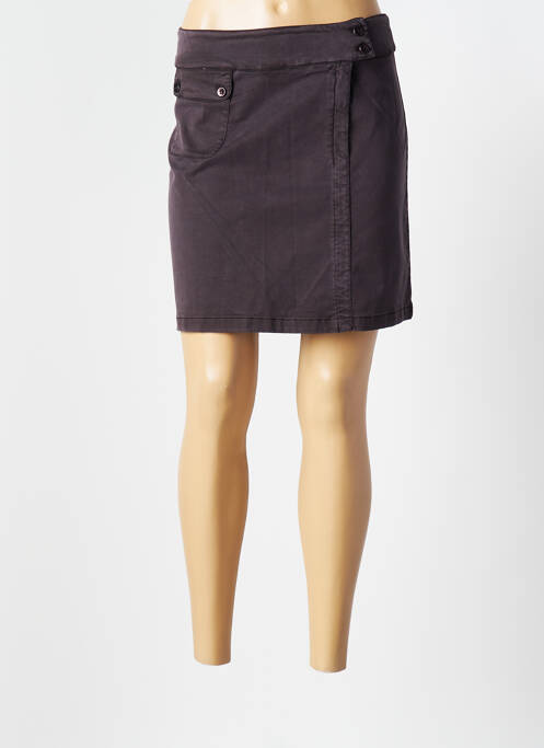 Fustă scurtă violet AVENTURES DES TOILES femeie
