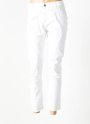 Pantalon slim elasticitate mărime normală alb GAS femeie