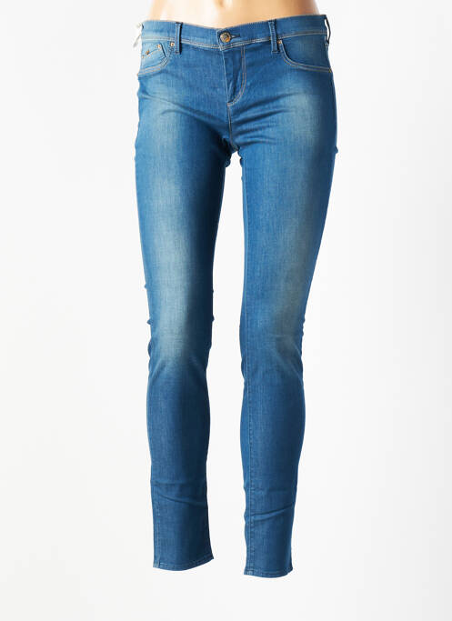 Pantalon slim talie joasă talie joasă albastru GAS femme