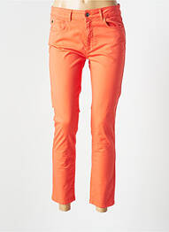Pantalon 7/8 elasticitate mărime normală portocaliu LAUREN VIDAL femme