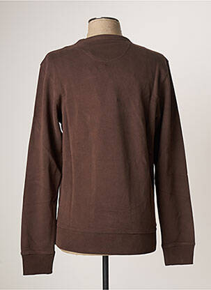 Hanorac broderie mâneci lungi maro JACK & JONES bărbat