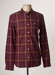 Cămașă cu mâneci lungi buzunare la piept violet LYLE & SCOTT homme