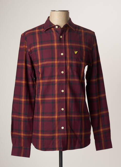 Cămașă cu mâneci lungi violet LYLE & SCOTT bărbat