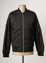 Geacă buzunare negru JACK & JONES bărbat