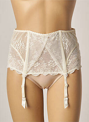 Corset/jartieră broderie bej AUBADE femeie