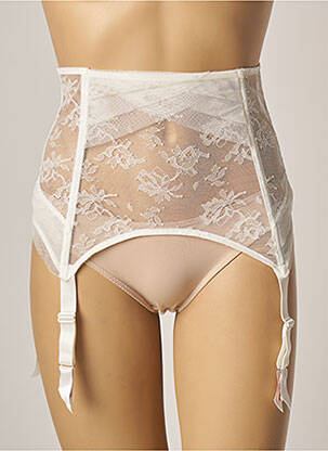 Corset/jartieră broderie bej CHANTAL THOMASS femeie